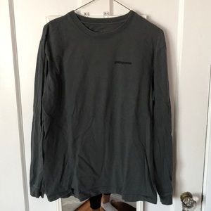Patagonia Dark Gray Long Sleeve Shirt
